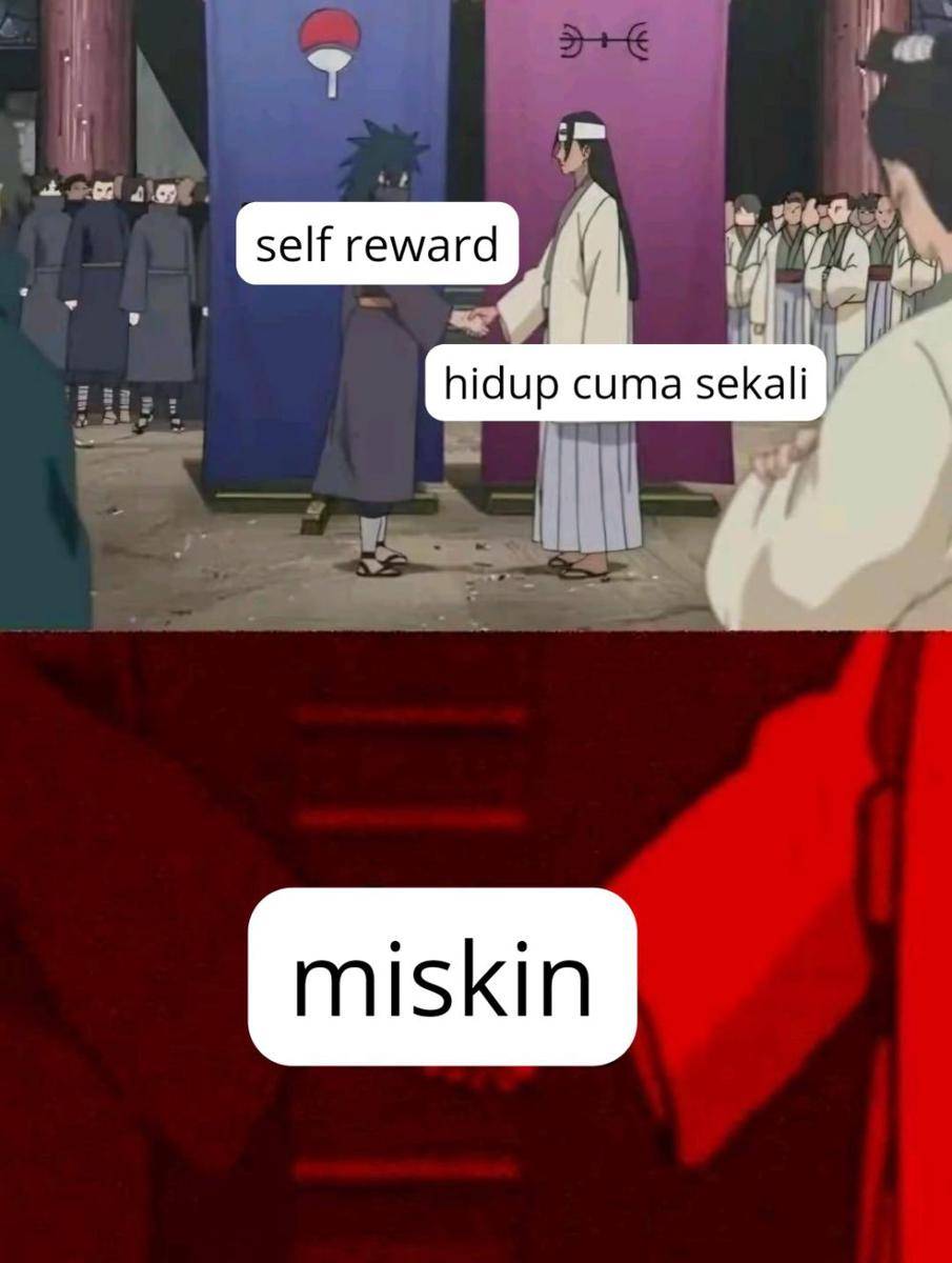 Meme dua perbedaan satu tujuan (x.com/rrrrsssstttt1)