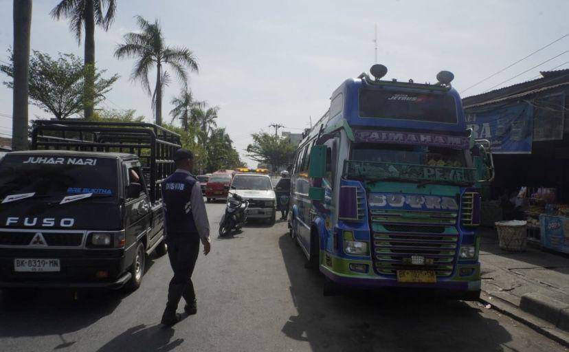 Rute untuk Pool bus diubah oleh Dinas Perhubungan Kota Medan (Dok. Diskominfo Medan)