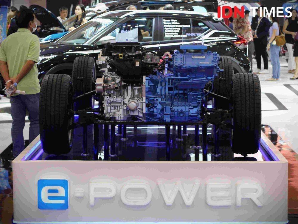 ilustrasi teknologi e-Power pada Nissan Serena (IDN Times/Muhammad Raffash)