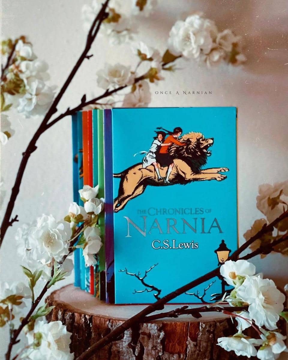 "The Chronicles of Narnia" oleh C.S. Lewis. instagram.com/@onceanarnian