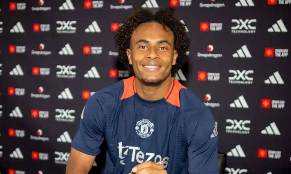 Joshua Zirkzee merupakan rekrutan anyar Manchester United pada musim panas 2024. (manutd.com)