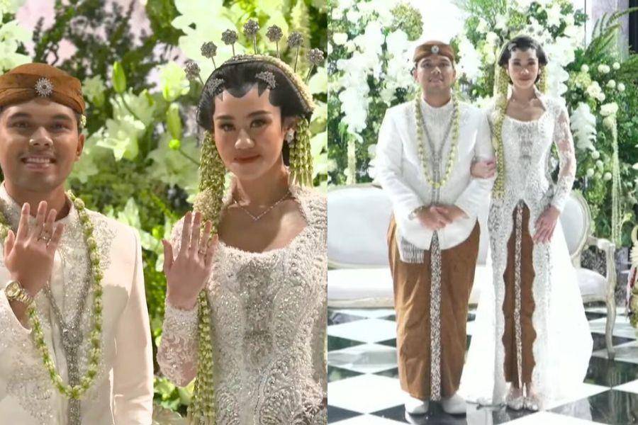 Gaya Aaliyah Massaid di Akad Nikah (YouTube.com/@ThariqHalilintar)