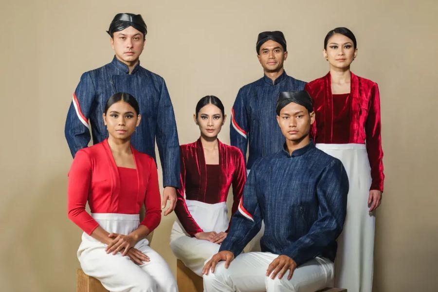 Seragam Kontingen Indonesia untuk Opening Ceremony Olimpiade 2024