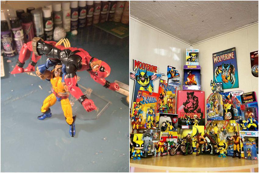 8 Koleksi Action Figure Deadpool dan Wolverine, Full Colour!