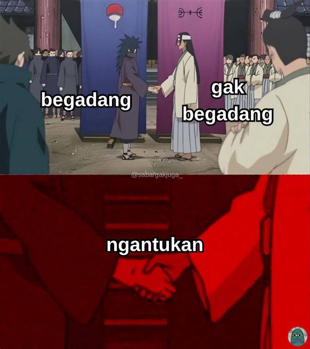 Meme dua perbedaan satu tujuan (x.com/tanyarlfes)