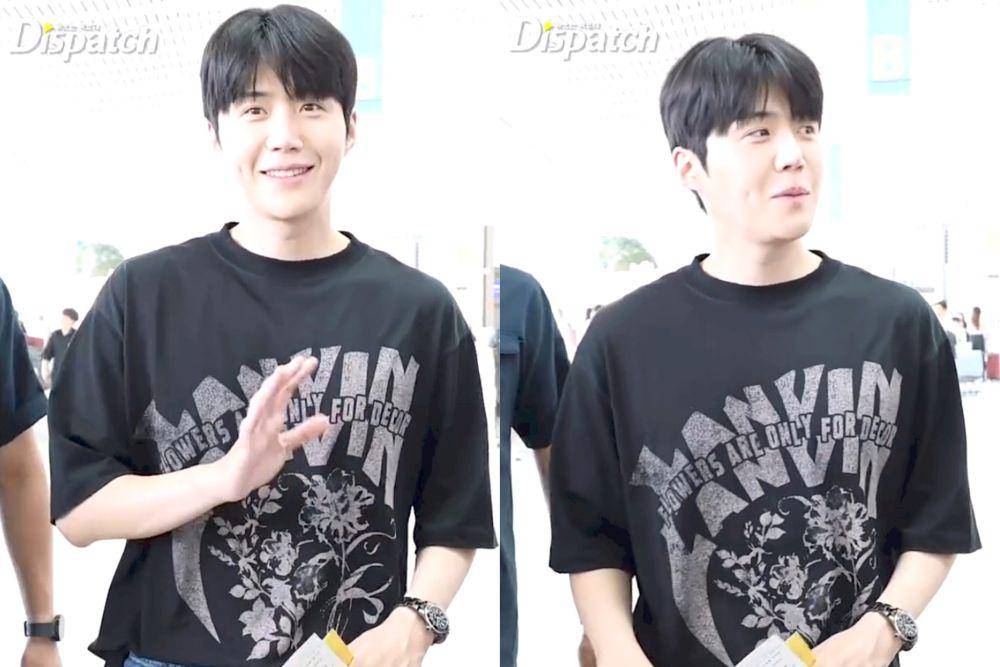 potret Kim Seon Ho berangkat Jakarta (instagram.com/koreadispatch)