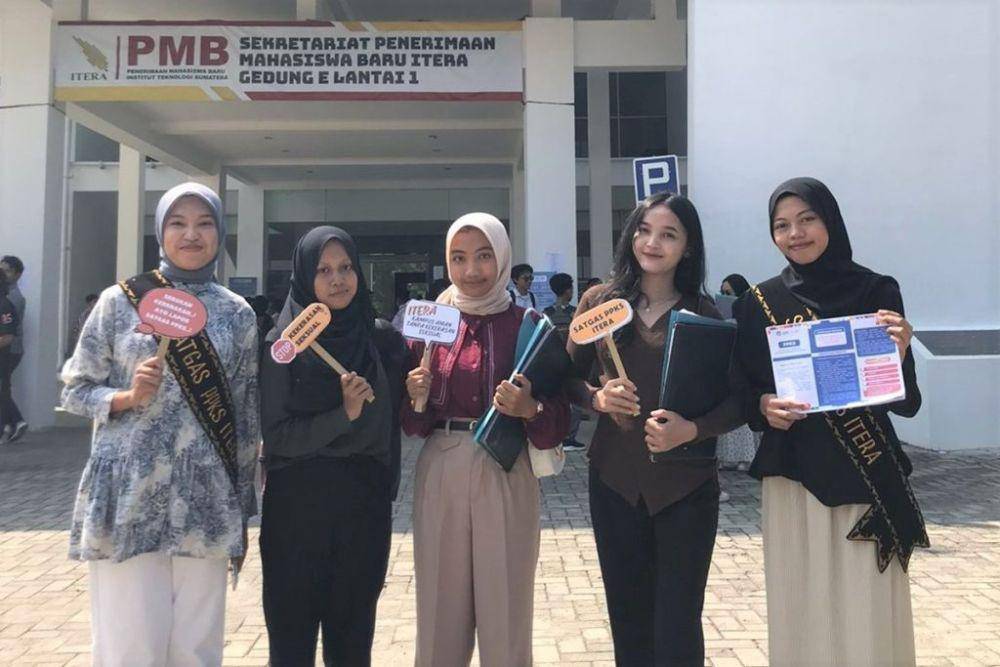 Proses penerimaan mahasiswa baru Tahun akademik (2024/2025) di Institut Teknologi Sumatera (Itera) (official/itera)