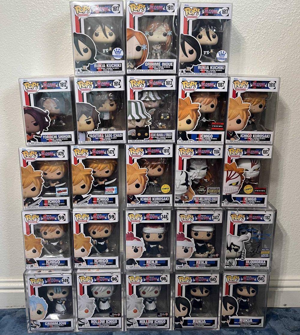 potret koleksi figur aksi Bleach (reddit.com/user/HollowCollects)