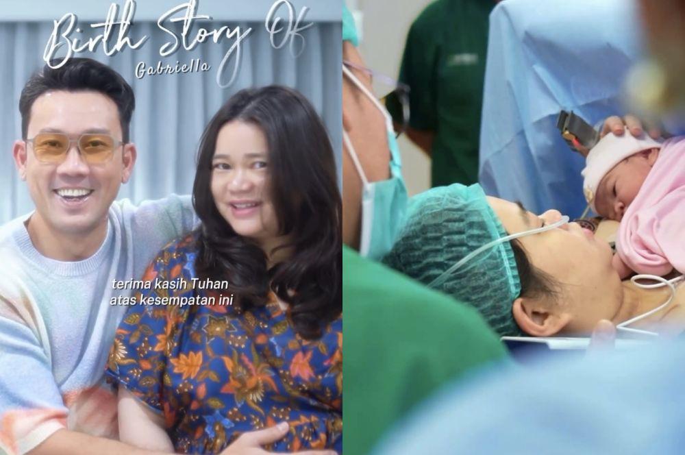 8 Potret Olivia Istri Denny Sumargo Melahirkan Anak Pertama, Haru!