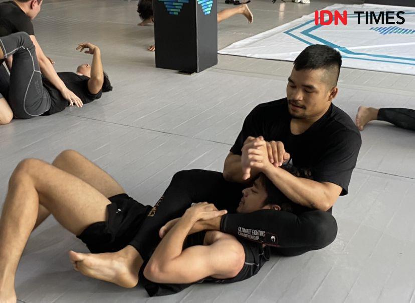 Atlet UFC, Jeka Saragih (IDN Times/Irfan Fathurohman)