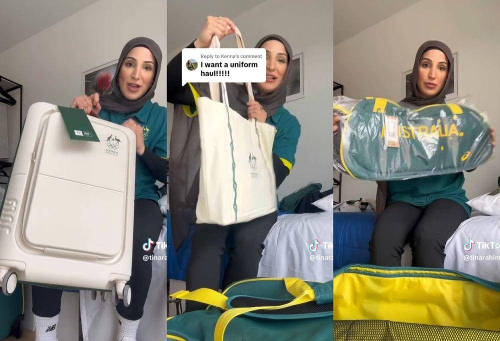isi Athlete Kit di Olimpiade Paris 2024 (tiktok.com/tinarahimii_)