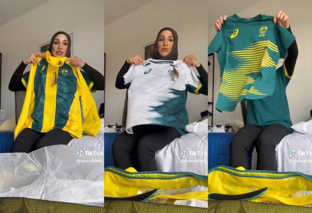 isi Athlete Kit di Olimpiade Paris 2024 (tiktok.com/tinarahimii_)