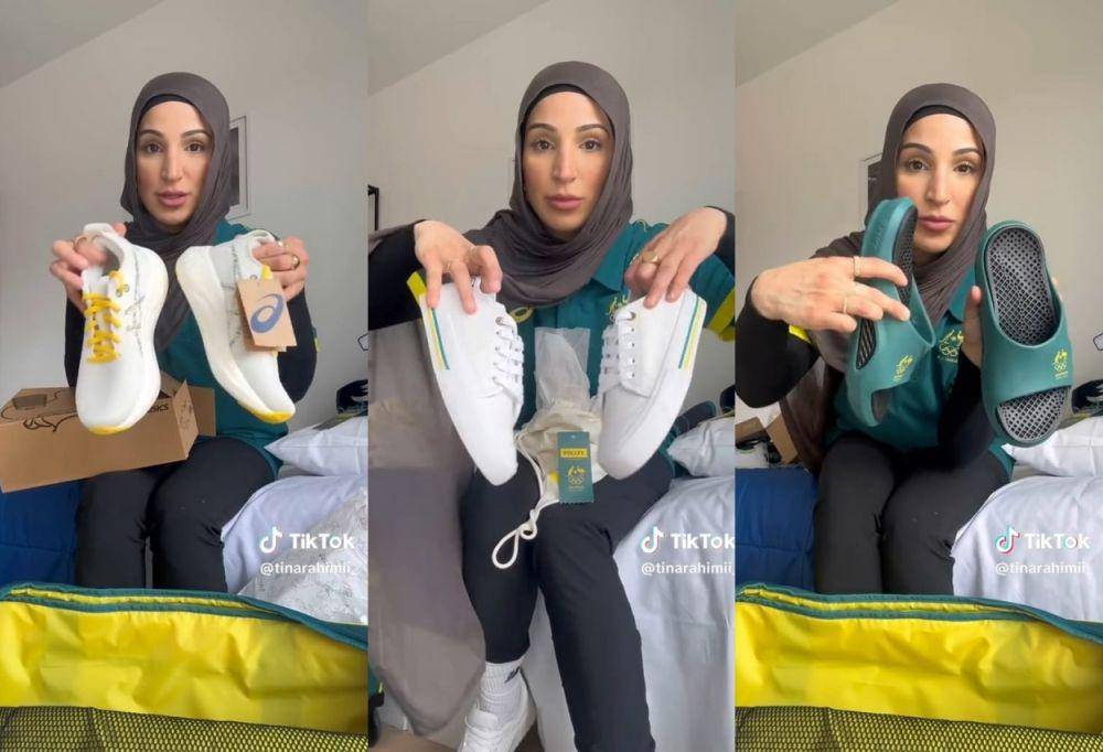 isi Athlete Kit di Olimpiade Paris 2024 (tiktok.com/tinarahimii_)