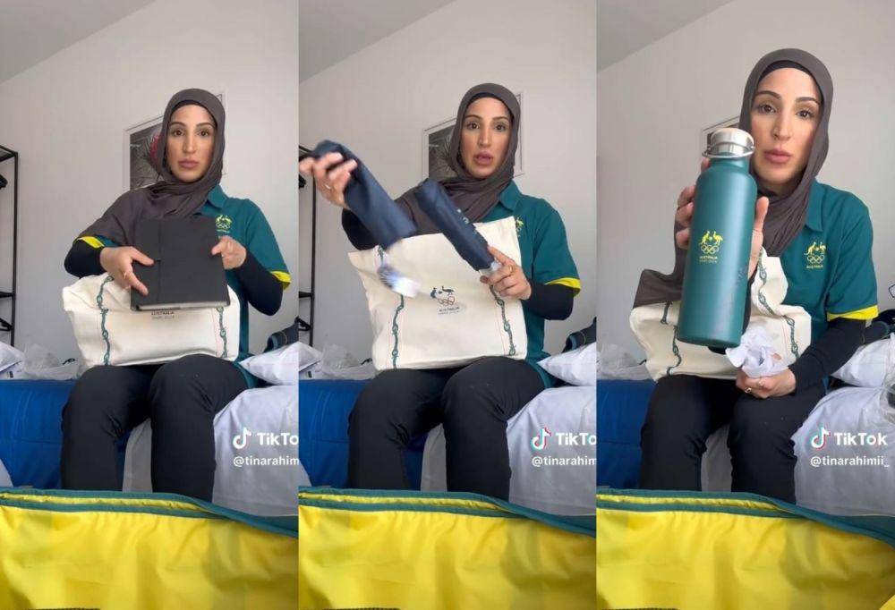 isi Athlete Kit di Olimpiade Paris 2024 (tiktok.com/tinarahimii_)