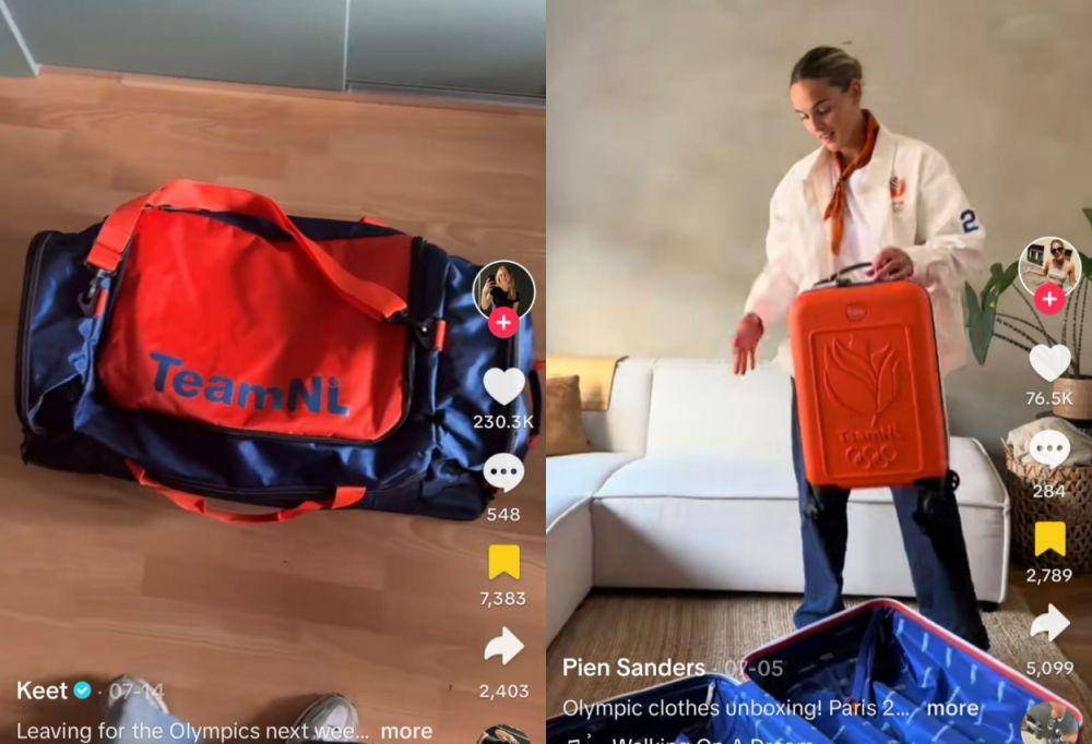 isi Athlete Kit di Olimpiade Paris 2024 (tiktok.com/Kieet |tiktok.com/Pein Sanders)