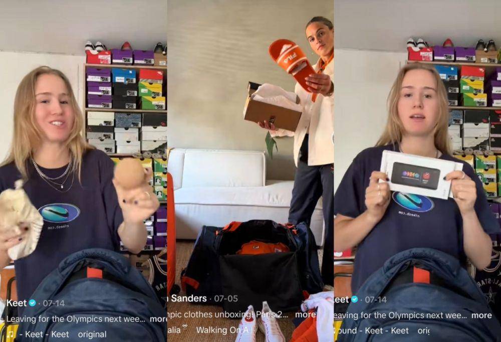 isi Athlete Kit di Olimpiade Paris 2024 (tiktok.com/Kieet |tiktok.com/Pein Sanders)