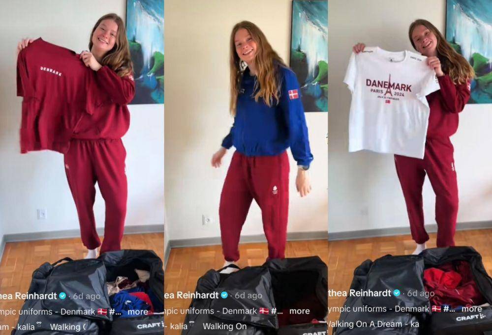 isi Athlete Kit di Olimpiade Paris 2024 (tiktok.com/Althea Reinhardt)