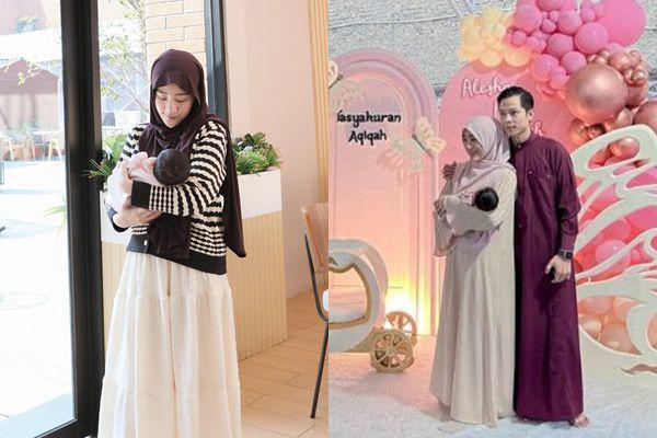 7 Potret Akikah Baby Alesha Anak Larissa Chou, Digelar Sederhana