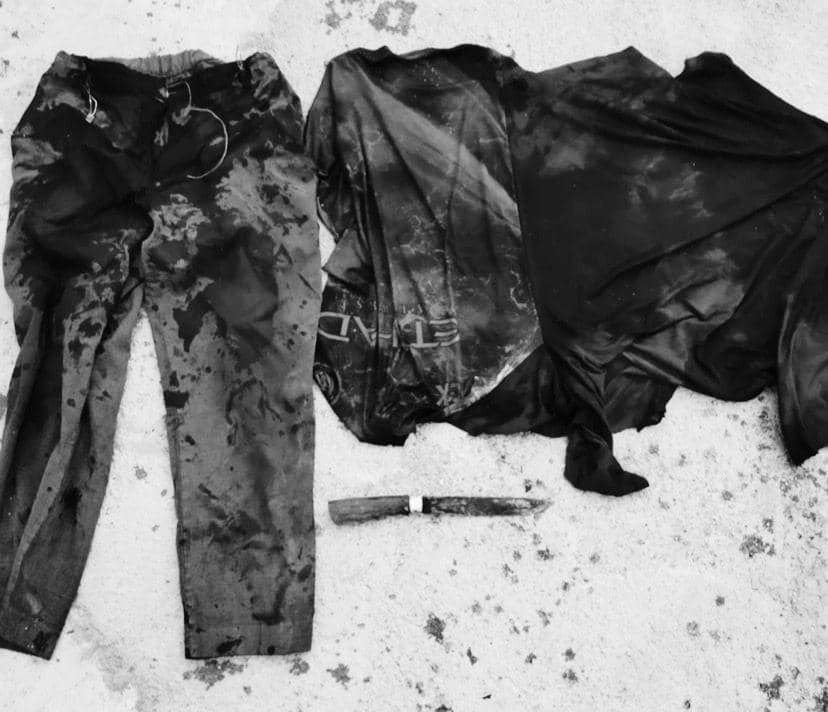 Barang bukti tindak pidana penganiayaan hingga korban meninggal. (Dok. Polsek Gadingrejo).