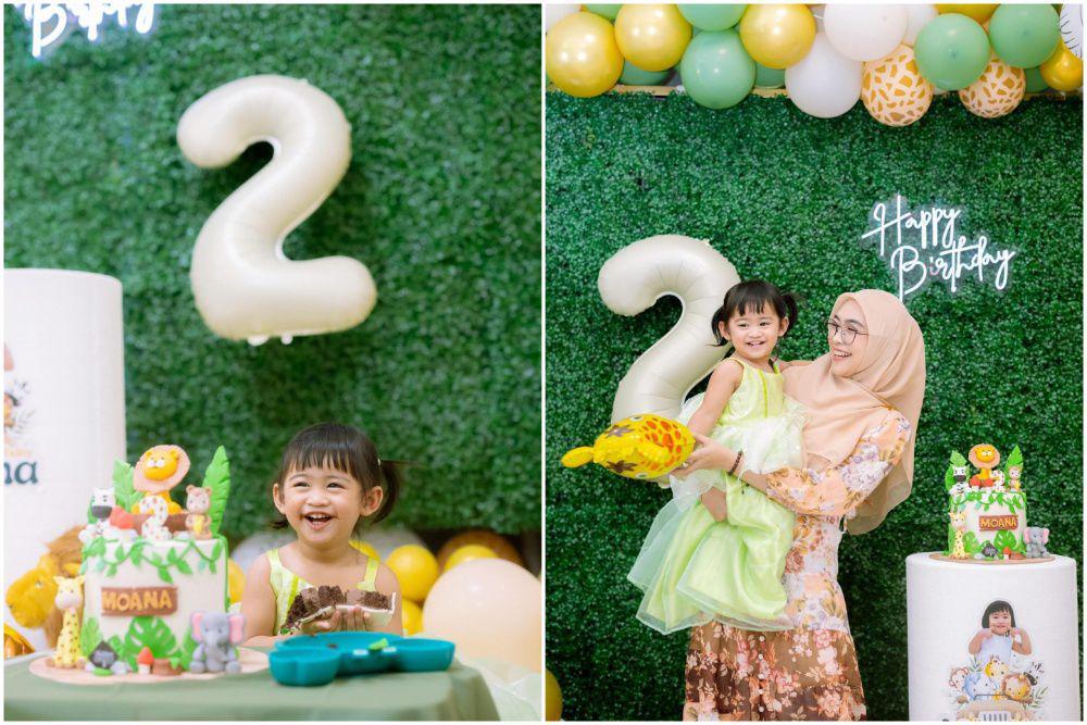 10 Potret Ulang Tahun Ke-2 Moana, Pakai Kostum Tinkerbell!