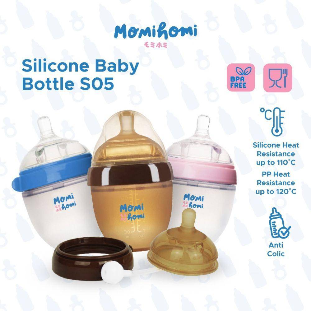 Rekomendasi botol susu antikolik bisa untuk new born (Shopee.co.id/Momi Homi Authorized Store)