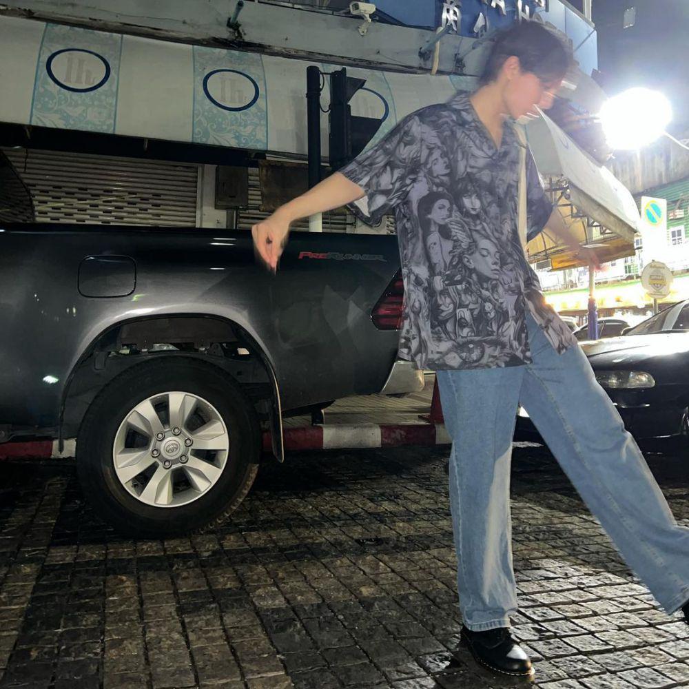 OOTD kemeja lengan pendek ala William LYKN (instagram.com/williamjkp)