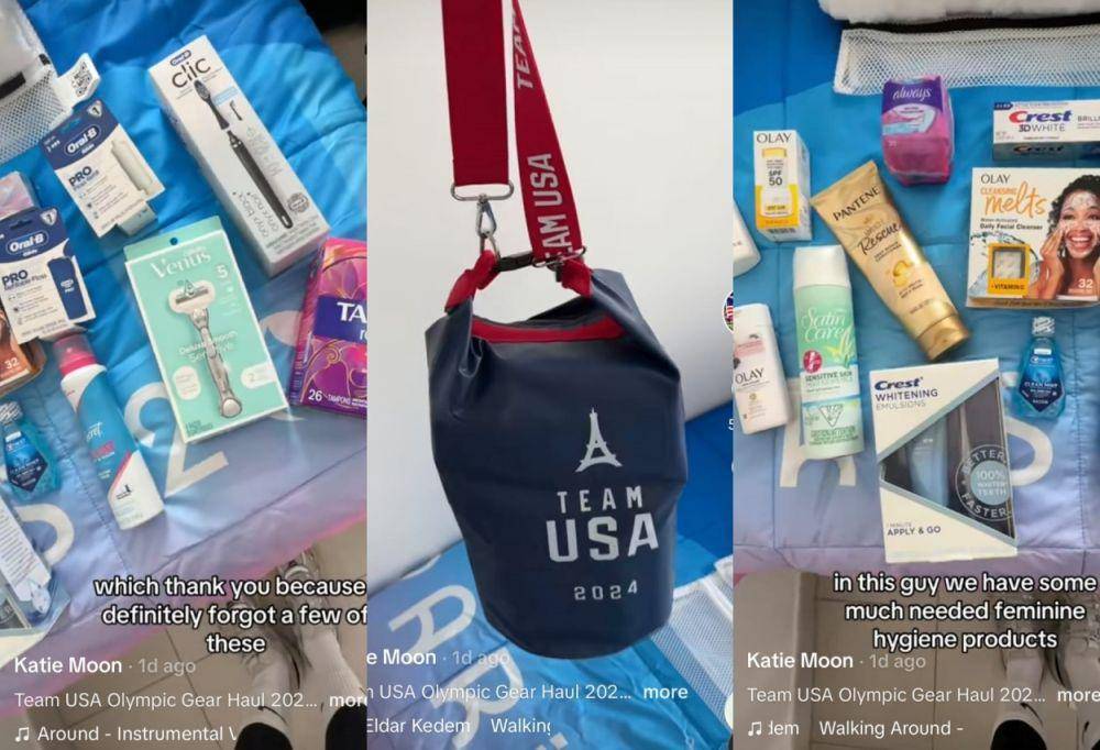 isi Athlete Kit di Olimpiade Paris 2024 (tiktok.com/Katie Moon)