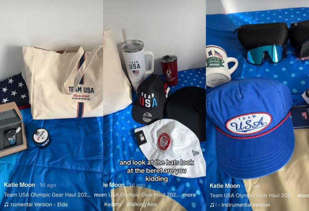 isi Athlete Kit di Olimpiade Paris 2024 (tiktok.com/Katie Moon)
