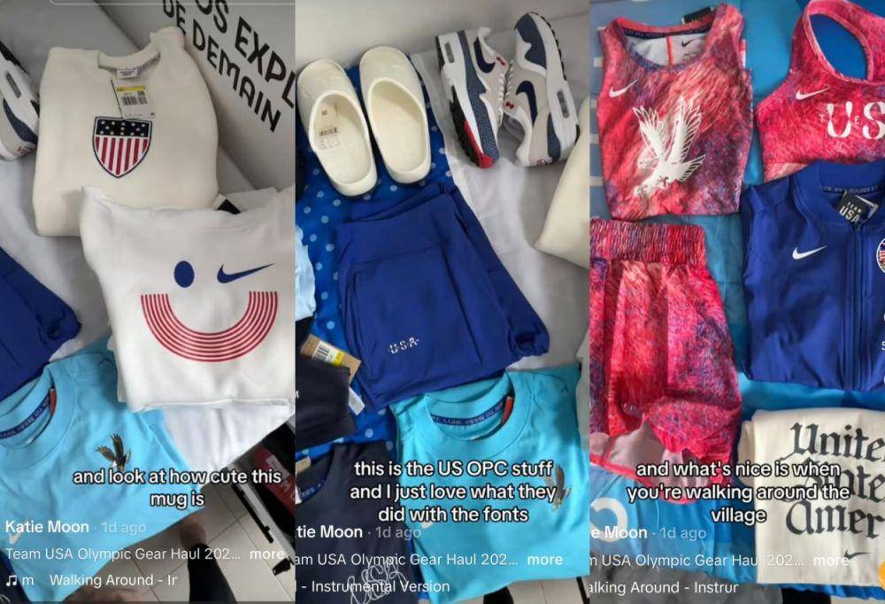 isi Athlete Kit di Olimpiade Paris 2024 (tiktok.com/Katie Moon)