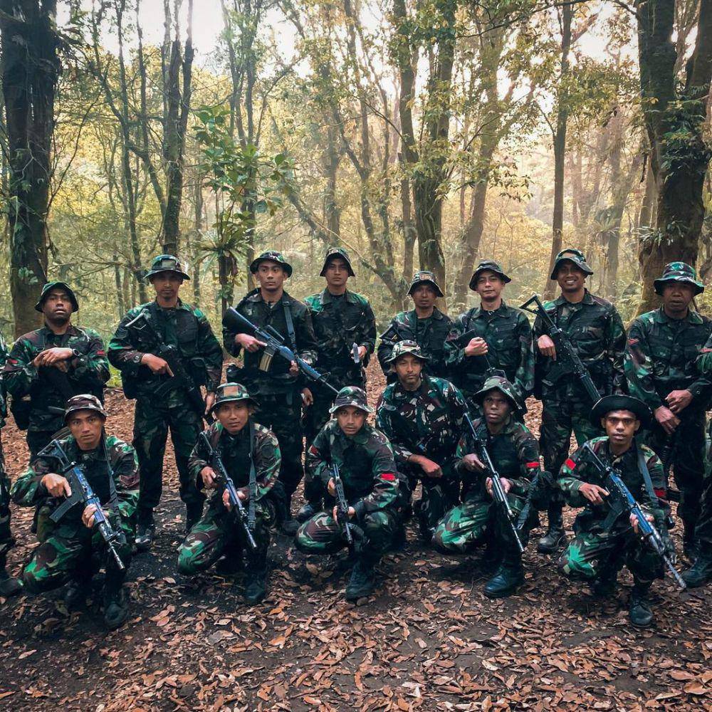Daffa Wardhana latihan militer dengan Kopasssus (instagram.com/daffawardhana)