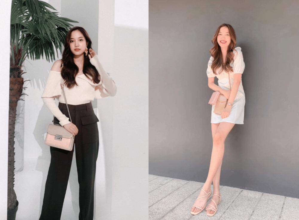 7 Outfit Candle Light Dinner ala Freen Sarocha, Anggun dan Memesona