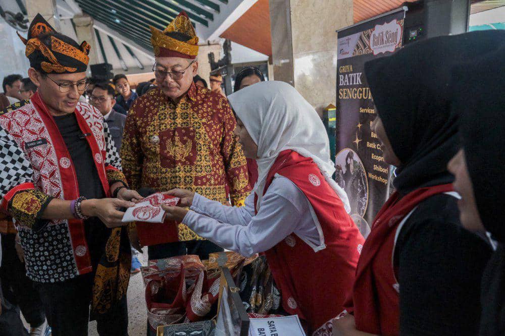 Menparekraf RI saat tiba di Pendopo Agung Kabupaten Malang. (IDN Times/istimewa)