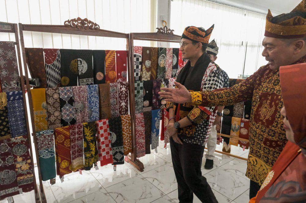 Menparekraf RI saat tiba di Pendopo Agung Kabupaten Malang. (IDN Times/istimewa)