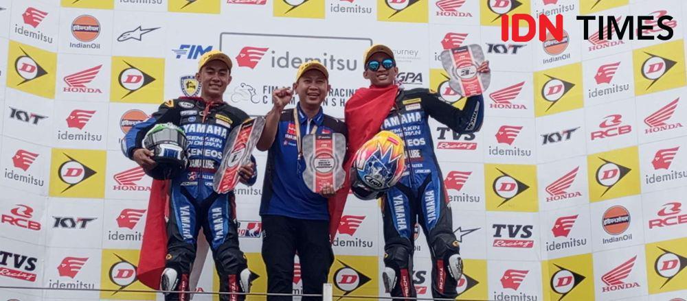 Meski Cedera Kaki, Faerozi Tetap Tampil Gacor di ARRC Mandalika 2024