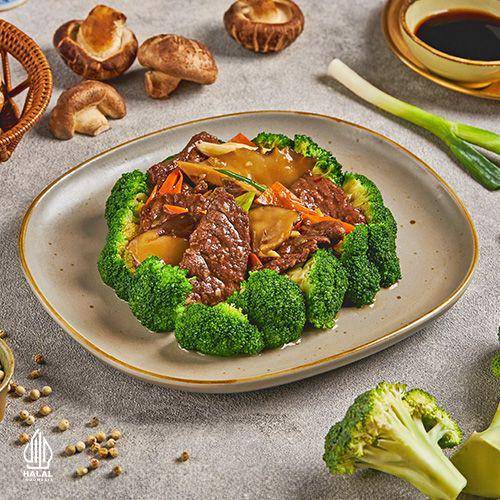 Menu Brokoli Cah Sapi Iris di Ta Wan