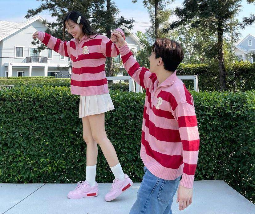 potret Piglet Charada bersama Victor Zheng (instagram.com/pigletcharada)