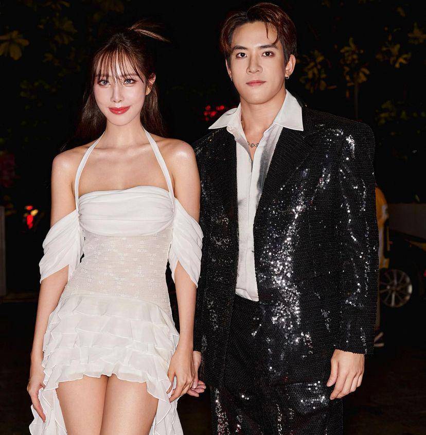 potret Piglet Charada bersama Victor Zheng (instagram.com/pigletcharada)