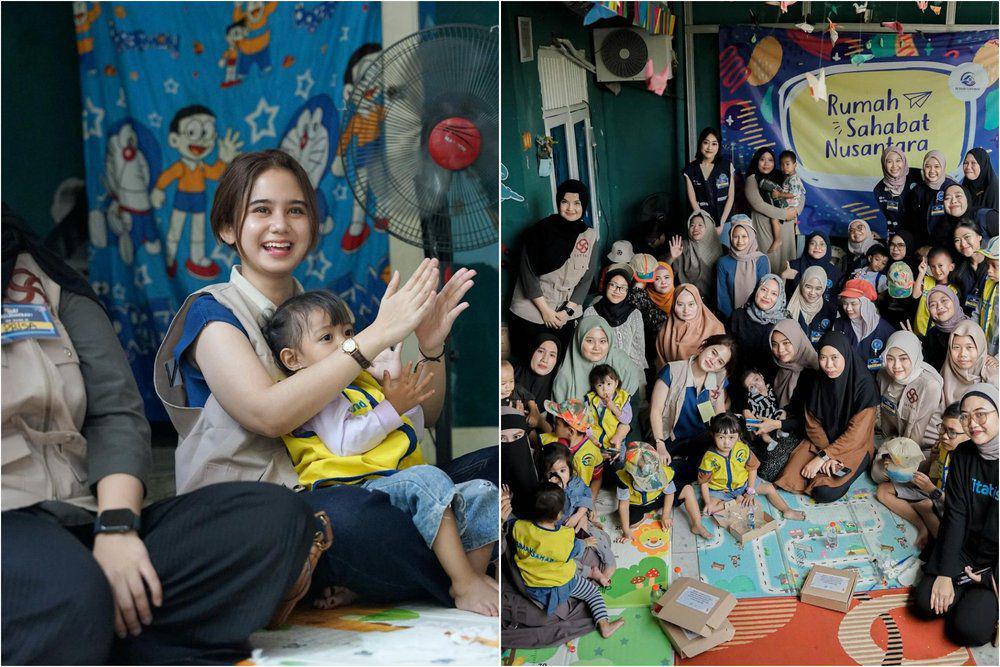 7 Potret Tissa Biani ke Rumah Singgah Sahabat, Penyayang Anak-anak!