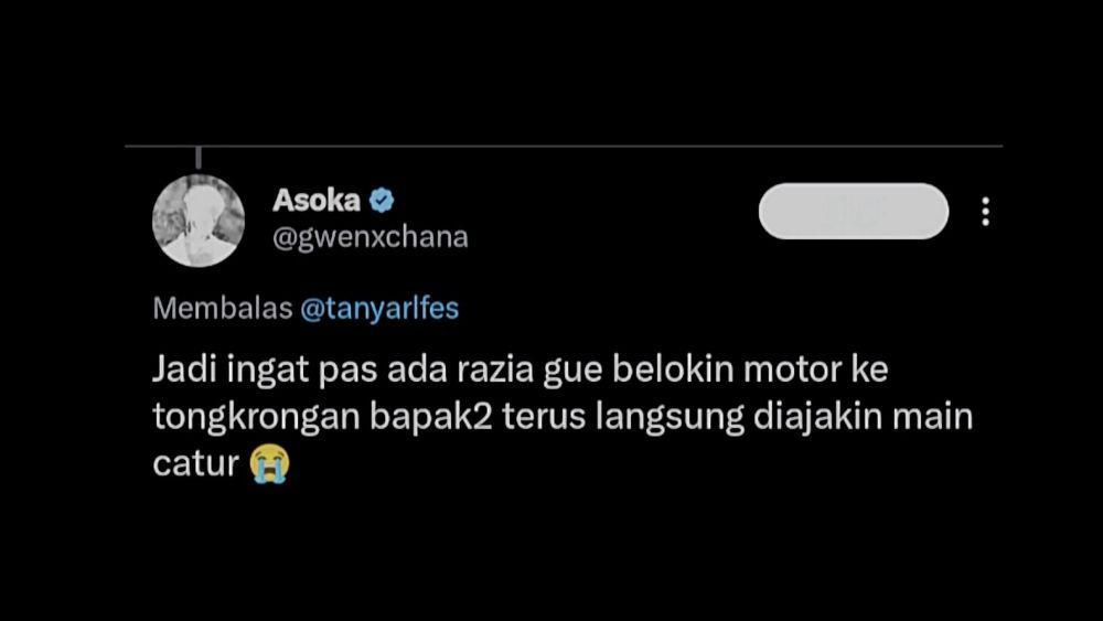 9 Momen Kocak Warganet saat Razia Kendaraan, dari Panik Malah Ngakak!