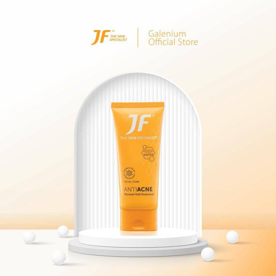 JF AntiAcne Facial Foam (tokopedia.com/galenium)