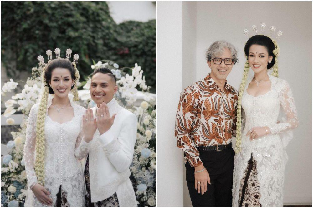 10 Potret Kebaya Susan Sameh saat Akad Nikah, Karya Didiet Maulana!