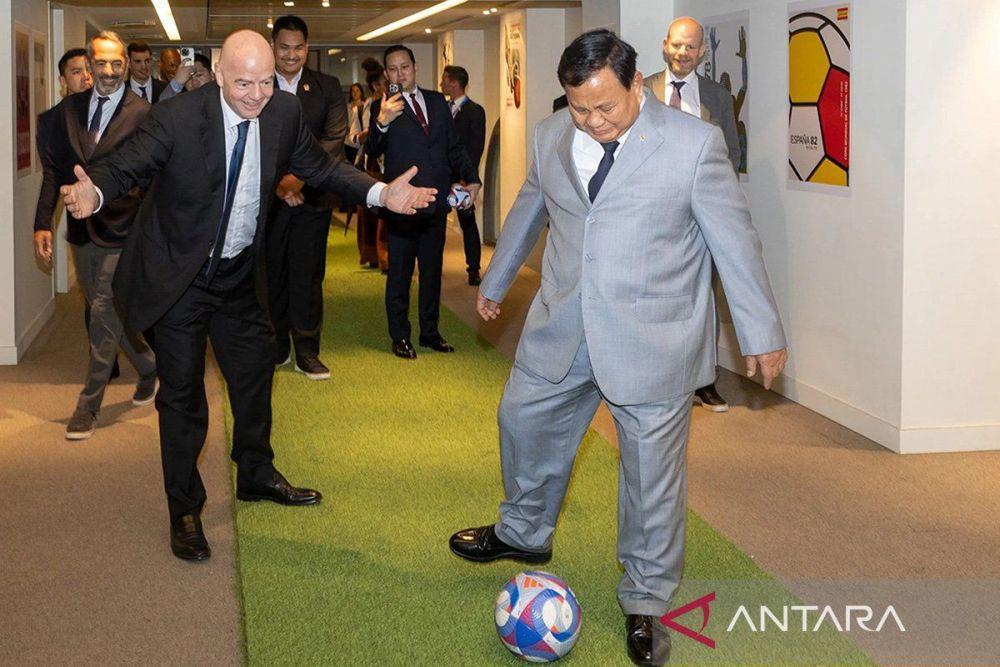 Prabowo Jumpa Presiden FIFA, Pererat Hubungan dengan PSSI