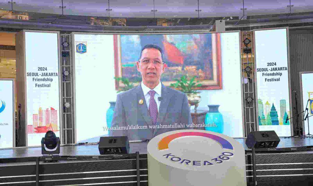 Kegiatan 2024 Seoul-Jakarta Friendship Festival di Korea 360 Main Atrium, Lotte Shopping Avenue, Jakarta Selatan. (Dok. Humas Pemprov DKI Jakarta)