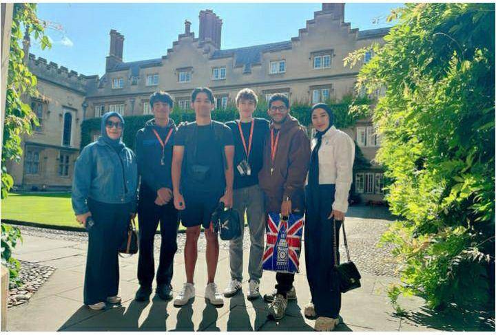 potret Ardio Taulany Summer School di Inggris (instagram.com/erintaulany)