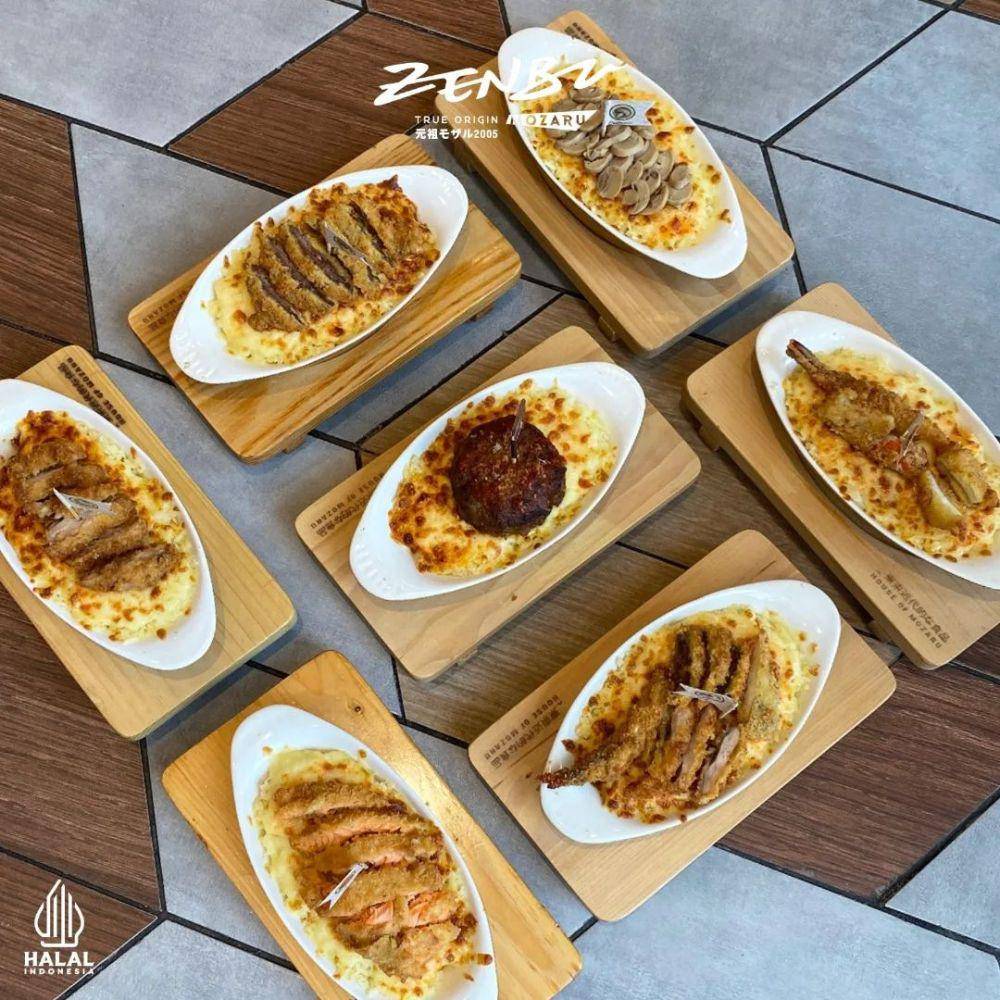 Menu mozaru di Zenbu Resto 9 (instagram.com/zenbu.resto)