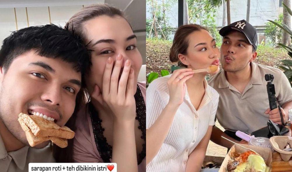 7 Potret Thariq dan Aaliyah Setelah Menikah, Nempel Terus!