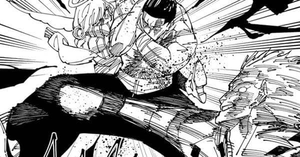 Sukuna menyarangkan Black Flash ke Todo dan Hana ( Dok. Shueisha / Jujutsu Kaisen )