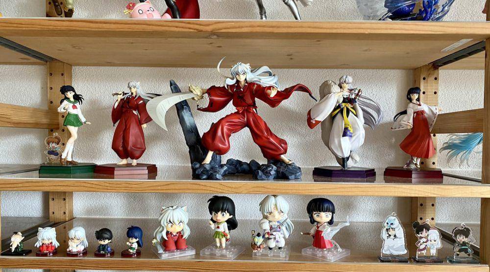 potret koleksi figur Inuyasha (reddit.com/user/nagatopyon)