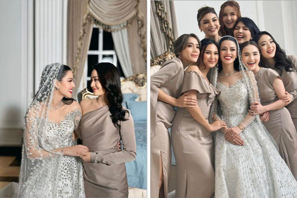 9 Momen Natasha Wilona Jadi Bridesmaid di Nikahan Susan Sameh, Bestie!