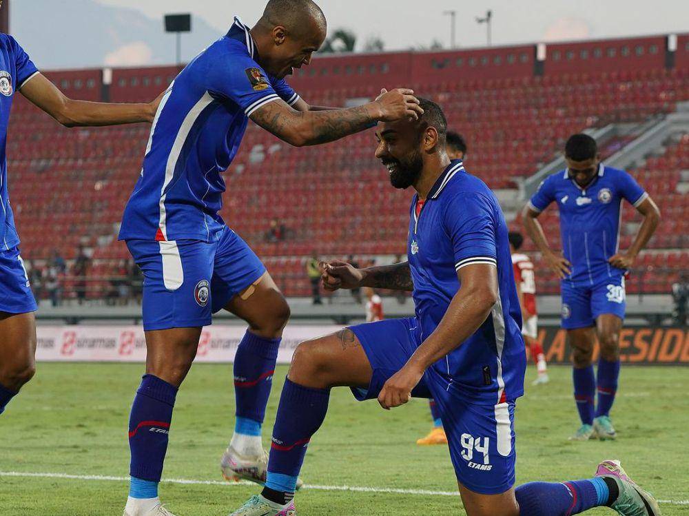 Wiliam Marcilio dan Dalberto Luan Belo saat memperkuat Arema FC di Piala Presiden 2024. (instagram.com/wiliamm96)